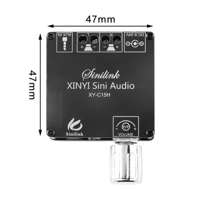 Stereo digitaalne võimsusvõimendi plaat Bluetoothiga ühilduv XY-C50L kahe kanaliga 2.0 2.1 BT5.0 võimendi moodul 100 W*2 50 W*2 Uus