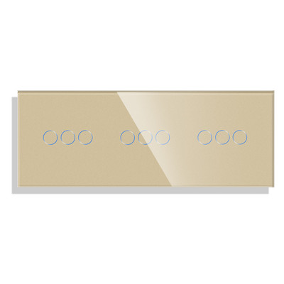 86 * 229 mm, trīskāršā pieskāriena sensora slēdža panelis var atbilst pieskāriena slēdža funkcijas daļai