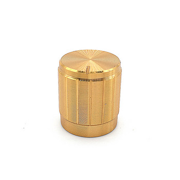 5 τμχ Μαύρος χρυσός Ασημί πόμολα από κράμα αλουμινίου 15mm X 17mm Κωδικοποιητής ποτενσιόμετρου Πόμολα Plum Shaft Half Shaft