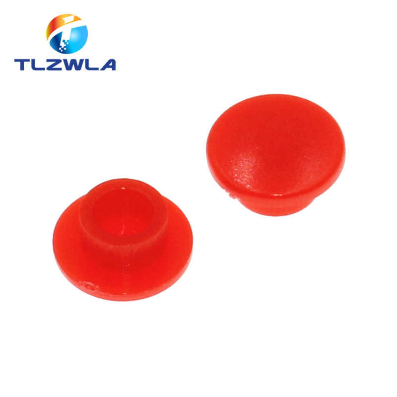 100 tk A29 Micro Tactile Push Button Switch Cap Momentary Tact Cap sobib 6*6 lülitit Punane Must Valge Hall Sinine Roheline 6x6mm