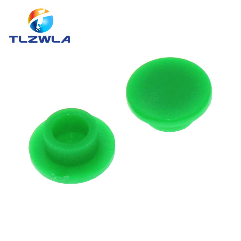100 tk A29 Micro Tactile Push Button Switch Cap Momentary Tact Cap sobib 6*6 lülitit Punane Must Valge Hall Sinine Roheline 6x6mm