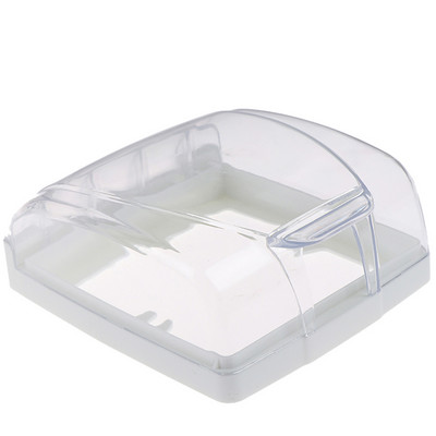 86 tipa gaismas paneļa ligzda, durvju zvana pārsega vāciņš, caurspīdīgs vannas istabas virtuves piederumu plastmasas sienas slēdzis, ūdensnecaurlaidīgs vāks