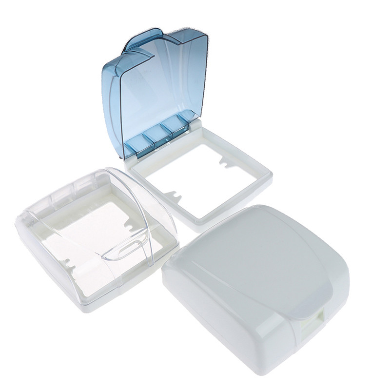 86 tipa gaismas paneļa ligzda, durvju zvana pārsega vāciņš, caurspīdīgs vannas istabas virtuves piederumu plastmasas sienas slēdzis, ūdensnecaurlaidīgs vāks