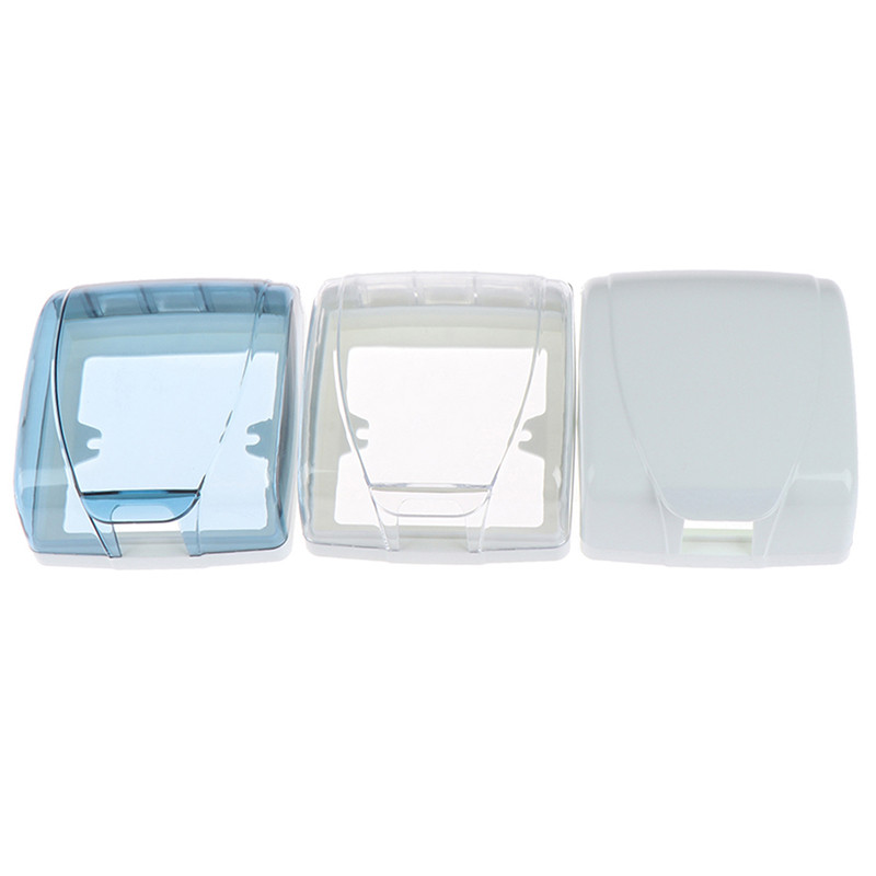 86 tipa gaismas paneļa ligzda, durvju zvana pārsega vāciņš, caurspīdīgs vannas istabas virtuves piederumu plastmasas sienas slēdzis, ūdensnecaurlaidīgs vāks