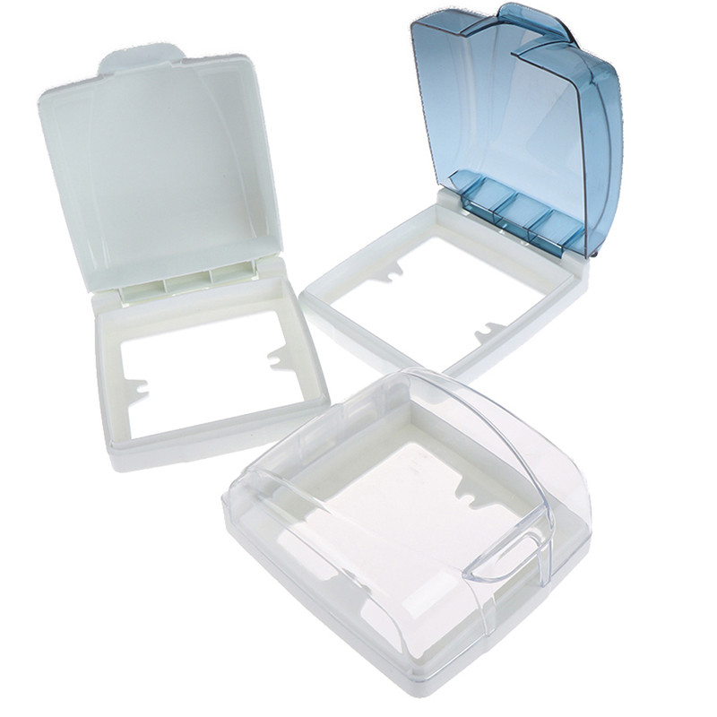 86 tipa gaismas paneļa ligzda, durvju zvana pārsega vāciņš, caurspīdīgs vannas istabas virtuves piederumu plastmasas sienas slēdzis, ūdensnecaurlaidīgs vāks