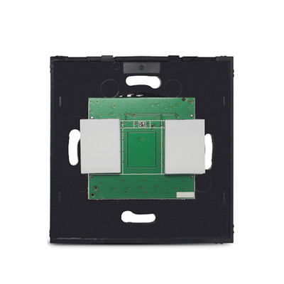 UBARO EU/UK No Crystal Glass Panel Zidni prekidač na dodir Crno Bijele Boje PC Materijal Električni senzor Dio Dodaci 100-240V