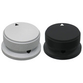 1 gab Augstas klases CNC mehāniski apstrādāts 34x20 38x20x6 mm diametra caurums alumīnija sakausējuma potenciometra vadības pogas skaļuma audio kodētāja pogas vāciņš