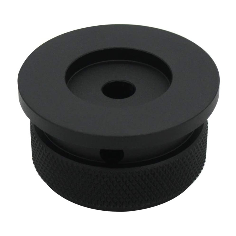 1 gab Augstas klases CNC mehāniski apstrādāts 34x20 38x20x6 mm diametra caurums alumīnija sakausējuma potenciometra vadības pogas skaļuma audio kodētāja pogas vāciņš