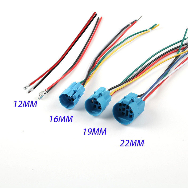 16 mm 19 mm 22 mm 25 mm utičnica za kabel, koristi se za ožičenje metalnog prekidača s 2-6 žica