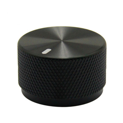Alumīnija sakausējuma potenciometra vadības poga 30 * 18 * 6 mm skaļuma audio elektriskās ģitāras basa skrūves tipa poga 30 x 18 mm (dh)