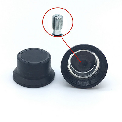 2 kom/lot Transmitancija 6 mm 15/64" Promjer osovine Plastični prsten koji emitira svjetlo Gumbi kodera Polu D osovina Plum osovina