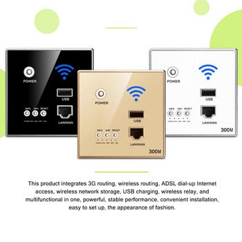 300Mbps Power AP Relay Intelligent Wireless WIFI Repeater Ενσωματωμένη επέκταση πίνακα δρομολογητή 2,4 GHz με διακόπτη υποδοχής USB