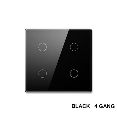 AUBESS Tuya WiFi viedais slēdzis Brazīlijas 4 x 4 skārienekrāna panelis 4/6 grupas gaismas slēdža lietojumprogrammas vadība Darbs ar Alexa Google sākumlapu