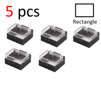 1/5/10 kom. Plastična prozirna zaštitna torbica Pravokutni kvadratni poklopac za prekidače s tipkama