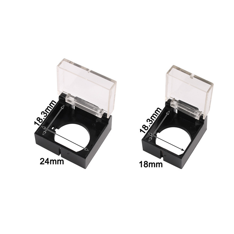 1/5/10 kom. Plastična prozirna zaštitna torbica Pravokutni kvadratni poklopac za prekidače s tipkama