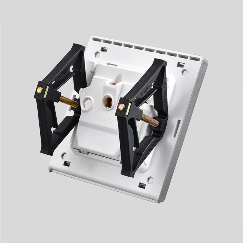 10 komplekti kuumakasseti parandaja 86 mm tüüp tume kasti seinakontakti ühenduslüli Lüliti alumine kasti tugi Fikseeritud vardaga elektritarvikud