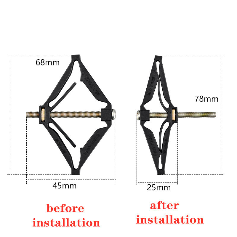10 komplekti kuumakasseti parandaja 86 mm tüüp tume kasti seinakontakti ühenduslüli Lüliti alumine kasti tugi Fikseeritud vardaga elektritarvikud