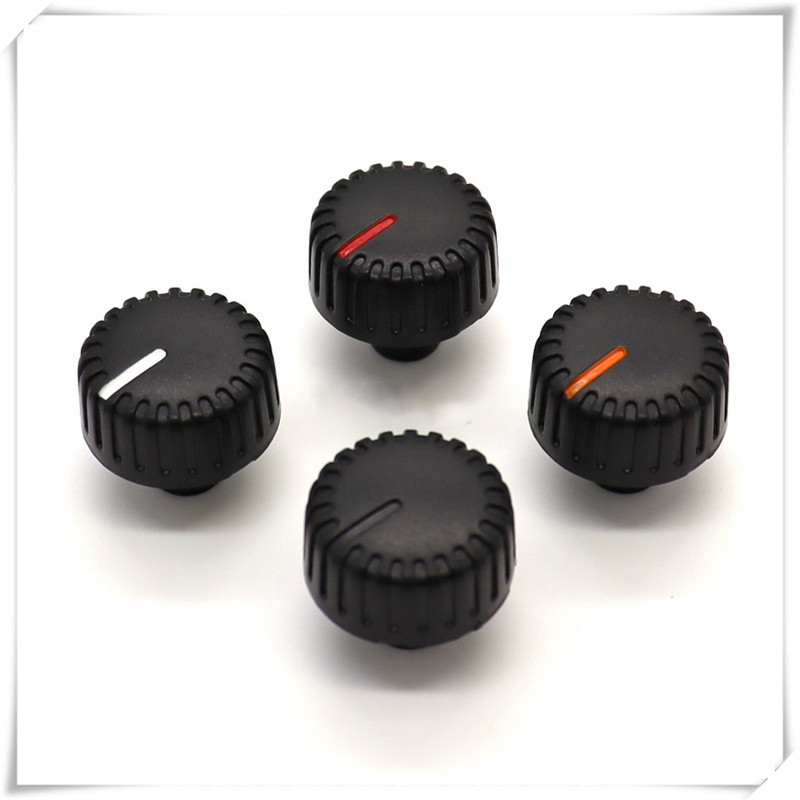 5 komada plastične duge ručke, ručka za cvijet, promjer 21 mm, visina 19 mm, ručica potenciometra, unutarnja rupa u obliku zupčanika 6 mm