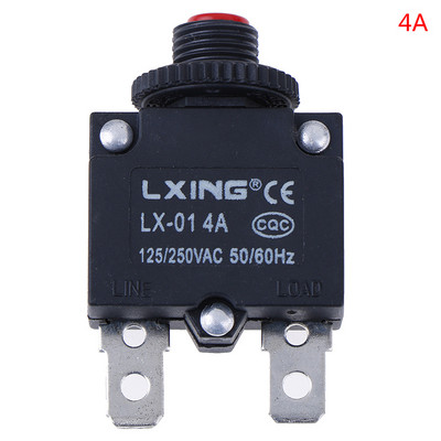 Kaitselüliti ülekoormuskaitse lüliti kaitse 3A 4A 5A 6A 8A 10A 15A 20A 30A Termolüliti ülekoormuskaitse surunupp