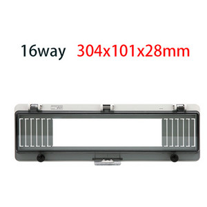 2-24 virzienu jauns caurspīdīgs aizsargloga pārsegs IP67 sadales kārbas slēdža aizsargloga pārsegu var aizslēgt