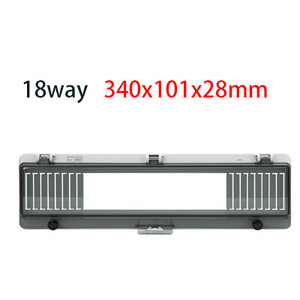 2-24 virzienu jauns caurspīdīgs aizsargloga pārsegs IP67 sadales kārbas slēdža aizsargloga pārsegu var aizslēgt