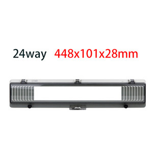 2-24 virzienu jauns caurspīdīgs aizsargloga pārsegs IP67 sadales kārbas slēdža aizsargloga pārsegu var aizslēgt