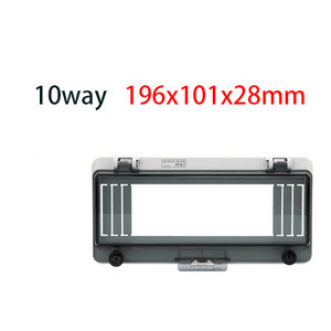 2-24 virzienu jauns caurspīdīgs aizsargloga pārsegs IP67 sadales kārbas slēdža aizsargloga pārsegu var aizslēgt