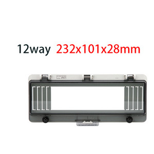 2-24 virzienu jauns caurspīdīgs aizsargloga pārsegs IP67 sadales kārbas slēdža aizsargloga pārsegu var aizslēgt