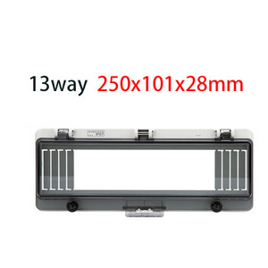 2-24 virzienu jauns caurspīdīgs aizsargloga pārsegs IP67 sadales kārbas slēdža aizsargloga pārsegu var aizslēgt