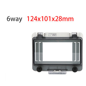 2-24 virzienu jauns caurspīdīgs aizsargloga pārsegs IP67 sadales kārbas slēdža aizsargloga pārsegu var aizslēgt