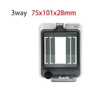 2-24 virzienu jauns caurspīdīgs aizsargloga pārsegs IP67 sadales kārbas slēdža aizsargloga pārsegu var aizslēgt