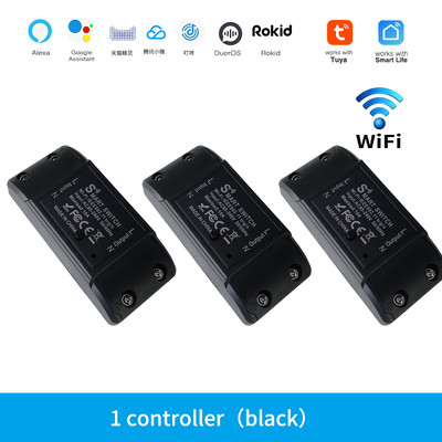 Tuya Smart Switch Wifi Breaker Moudule Home Improvement Automation 10A Relay Light Switch Modified Pcs Smart life Timing Aleax