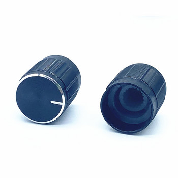 5 бр. 15*17 mm копче за потенциометър от алуминиева сплав цвят на слива капачка за регулиране на силата на звука златисто и сребристо черно