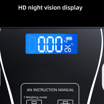 Ζυγαριά στάθμισης Bluetooth Έξυπνη ζυγαριά υγείας Οικιακή ζυγαριά ακριβείας Μέτρηση βάρους BMI Ηλεκτρονική ζυγαριά Ψηφιακή οθόνη LED