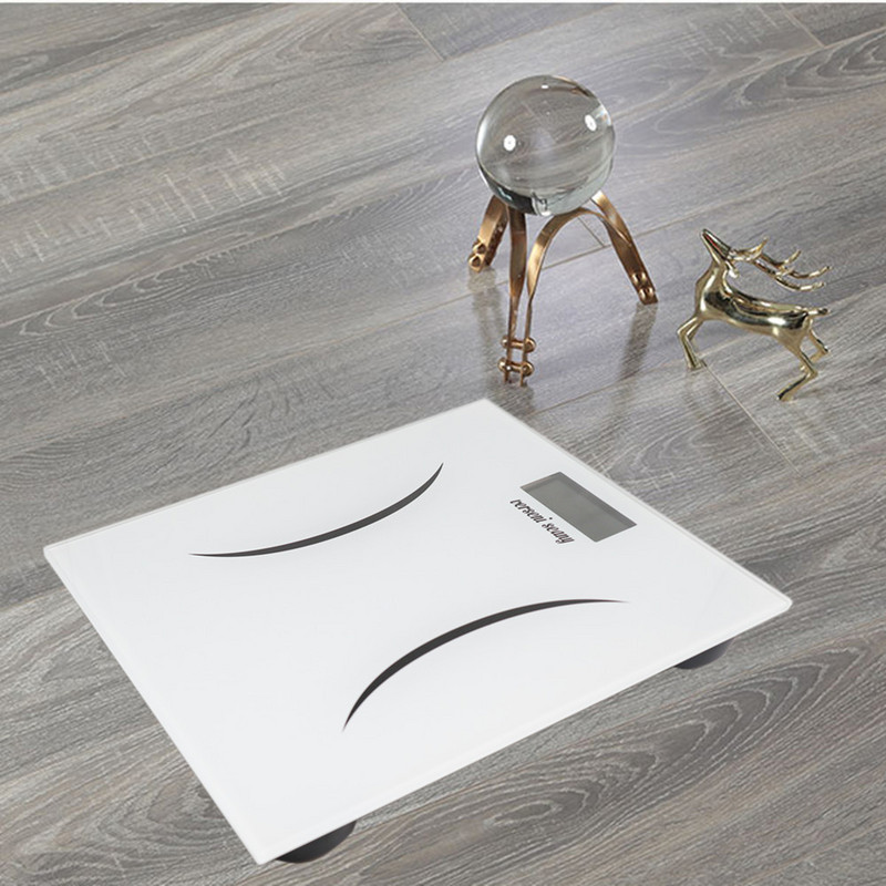 Digitalna talijanska govorna vaga za tjelesnu težinu s velikim LCD-om za slabovidne, velika staklena ultra tanka vaga TSC10-20-IT