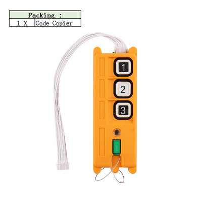 Saderīga elektriskā bezvadu rūpnieciskā radio tālvadības pults raidītāja uztvērēja atdalīšanas instrumenta kopētājs F21/F23/F24 kristāla mikroshēma