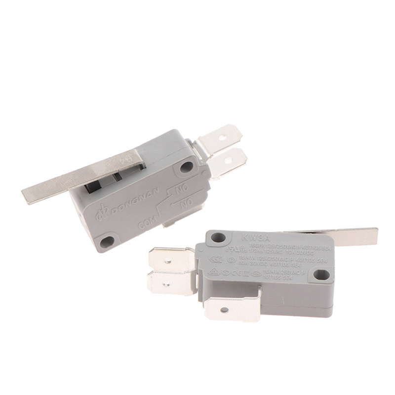 2Pcs KW3A Mikroprekidač vrata mikrovalne pećnice 125V/250V 16A Normalno otvoreni prekidač J11 Dropshipping