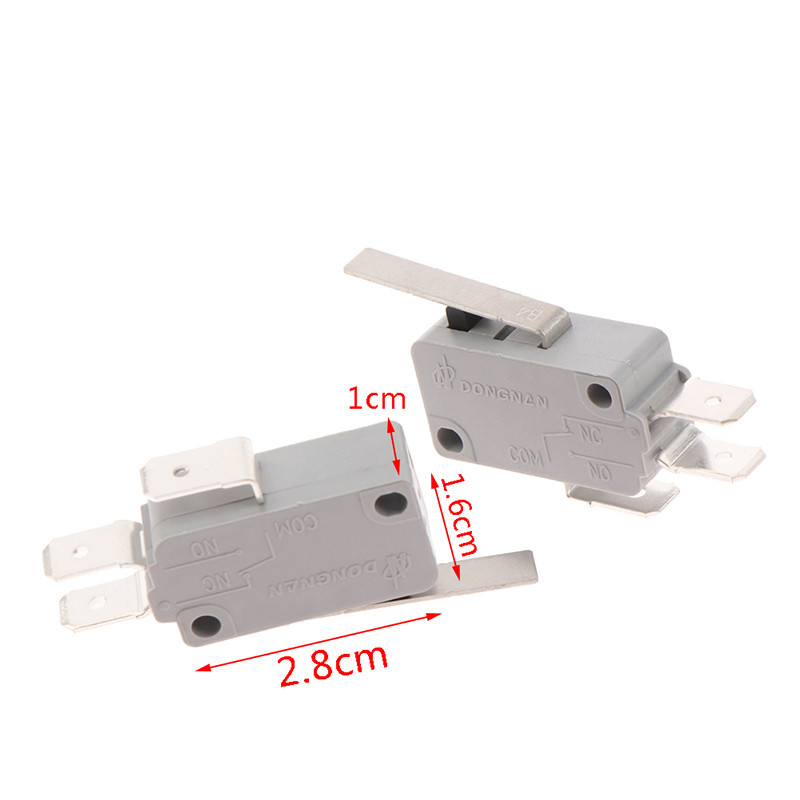 2Pcs KW3A Mikroprekidač vrata mikrovalne pećnice 125V/250V 16A Normalno otvoreni prekidač J11 Dropshipping