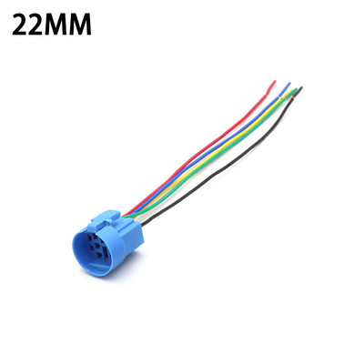 12 mm 16 mm 19 mm 22 mm 25 mm kabelska utičnica za ožičenje 2-6 žica metalni prekidač s gumbom