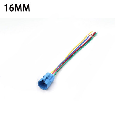 12 mm 16 mm 19 mm 22 mm 25 mm kabelska utičnica za ožičenje 2-6 žica metalni prekidač s gumbom