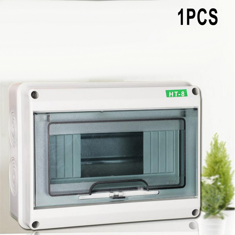 Drošinātāju slēdžu kārba 2/5/8 virzienu ūdensnecaurlaidīga putekļu necaurlaidīga garāžas mini patērētāju liesmas slāpētāja IP65 drošinātāju kārba mājas slēdžu rīki