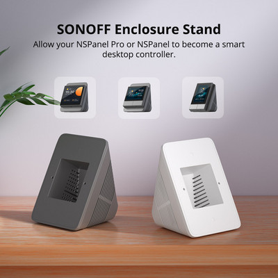 SONOFF Enclosure Stand Black White Smart Desktop Controller Panel Bracket Compatible With NSPanel Pro NSPanel EU NSPanel US