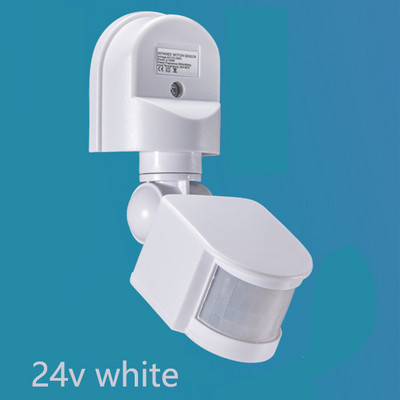 Kustības sensora gaismas slēdzis āra LED drošības infrasarkanais PIR kustības sensora detektors sienas gaismas slēdzis 220V/12V/24v