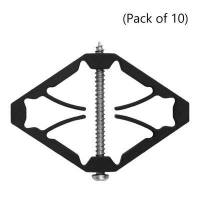 10 gab. Metāla sienas kontaktligzdas apakšējās kastes remonta ierīce 86 mm sienas slēdzis apakšējā kastes skrūve, fiksēts atbalsta stieņa elektriskie piederumi