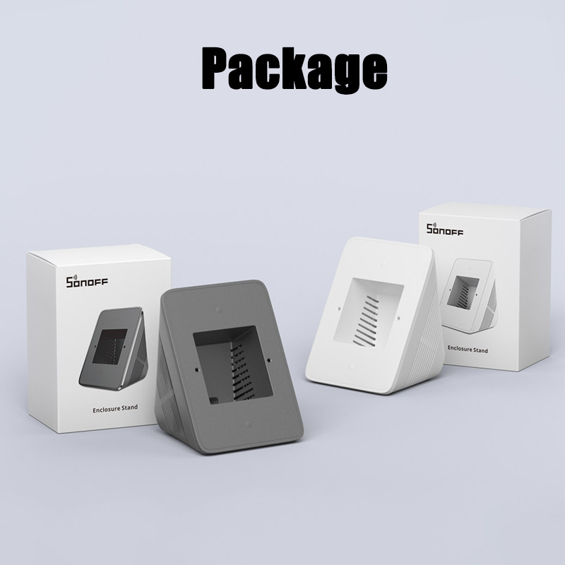 SONOFF NSPanel Pro/NSPaneli korpuse alus PC V0, lihtne paigaldada, hämar hall valge, et valida kella termostaadiks