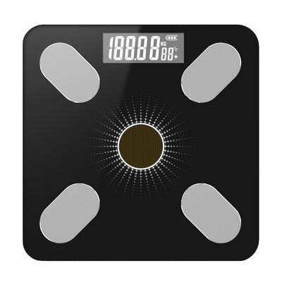Интелигентна везна за телесни мазнини BT Electronic Digital Weight Scale Анализатор на телесния състав Монитор с приложение за смартфон