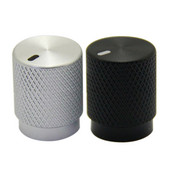 Alumīnija sakausējuma potenciometra vadības poga, skaļuma audio elektriskā ģitāras bass, skrūves tips 12,5 x 16 mm (dh)