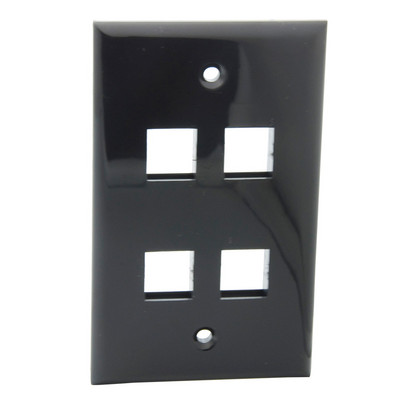 Solid Style 1 2 3 4 6 8 12 pordiga Keystone seinaplaat musta värviga