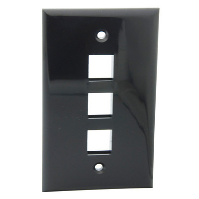 Solid Style 1 2 3 4 6 8 12 pordiga Keystone seinaplaat musta värviga