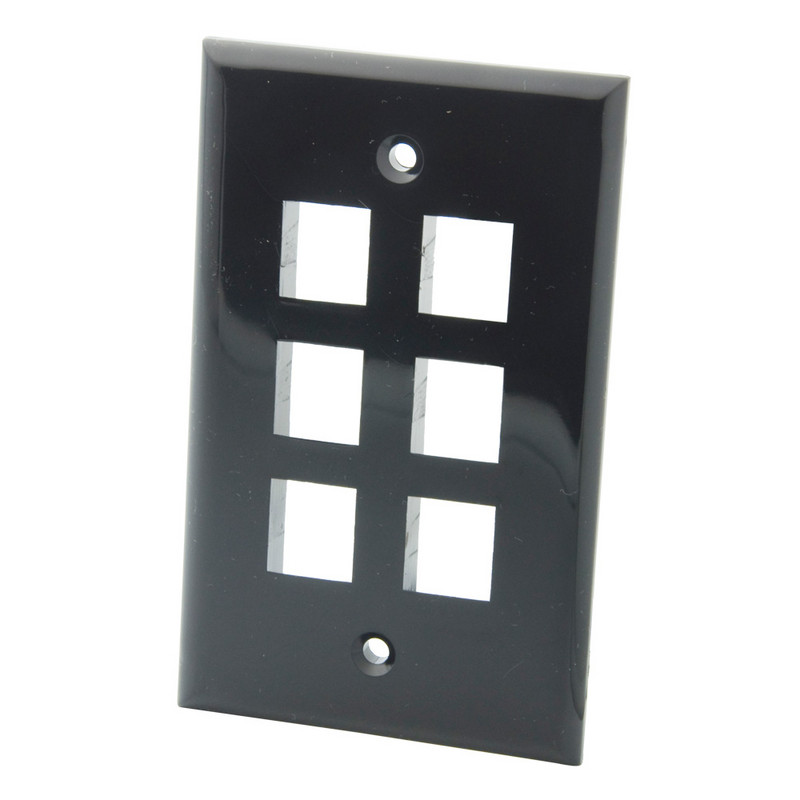 Solid Style 1 2 3 4 6 8 12 pordiga Keystone seinaplaat musta värviga